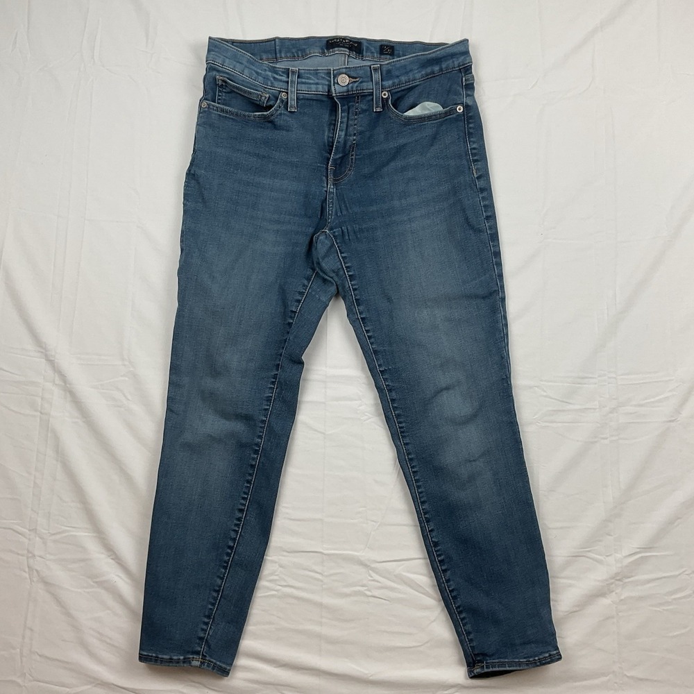 Lucky Brand‎ Womens 12 31 Modern Skinny Jeans Light Wash Ankle Stretch Denim
